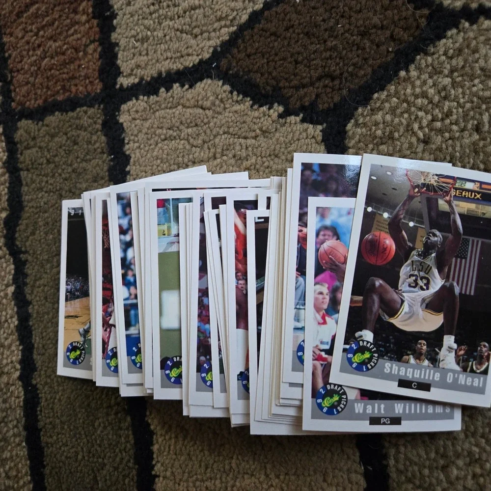 1992 Classic Draft Picks Basketball Card Set Shaquille O'Neal Rookie Shaq 1-100